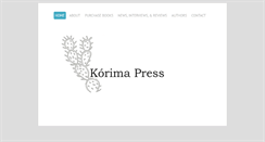 Desktop Screenshot of korimapress.com