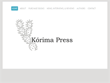 Tablet Screenshot of korimapress.com